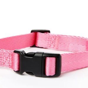 Pink Dog Collar Nylon Size Medum -New!